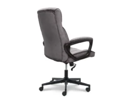 Gray & Black Executive Office Chair -Living Room Furniture Store 810513554 12