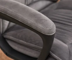 Gray & Black Executive Office Chair -Living Room Furniture Store 810513554 6