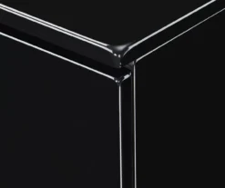 Black Hudson 2-Drawer Wood Nightstand -Living Room Furniture Store 810513557 14