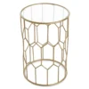 Gold Harper Side Table -Living Room Furniture Store 810513567 6