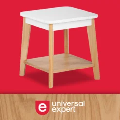 White Square Side Table -Living Room Furniture Store 810513568