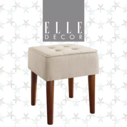 Aria Tufted Stool -Living Room Furniture Store 810513575