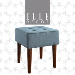 Aria Tufted Stool -Living Room Furniture Store 810513577