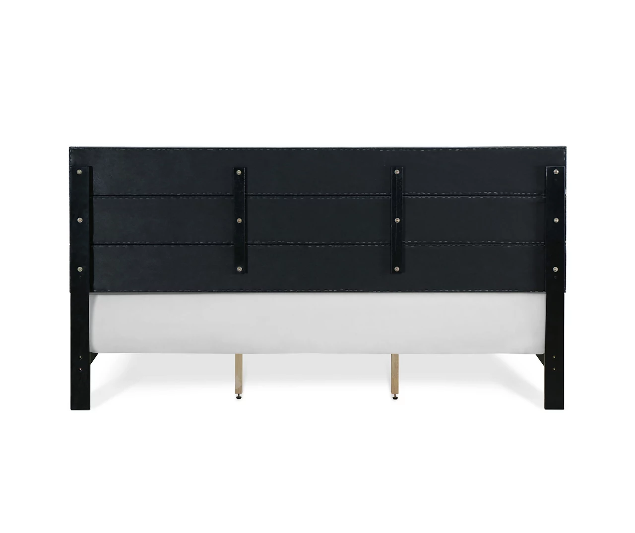 Black Channel Tufted King Upholstered Bed Frame 16 Black Channel Tufted King Upholstered Bed Frame - Image 14