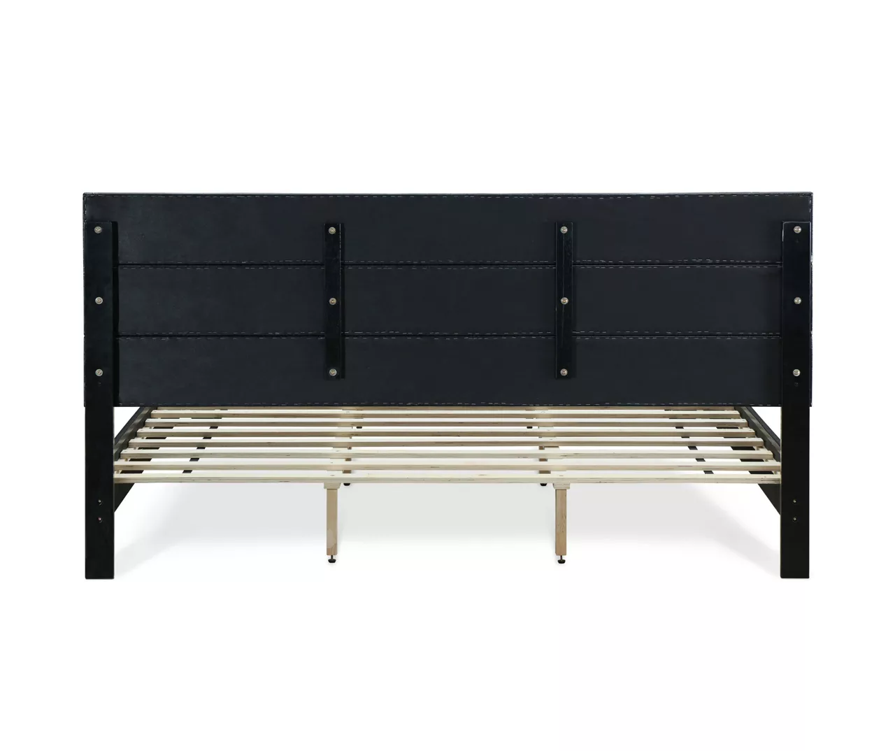 Black Channel Tufted King Upholstered Bed Frame 15 Black Channel Tufted King Upholstered Bed Frame - Image 13