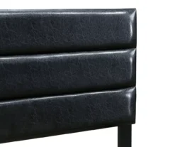 Black Channel Tufted King Upholstered Bed Frame 26 Black Channel Tufted King Upholstered Bed Frame -Living Room Furniture Store 810513588 7