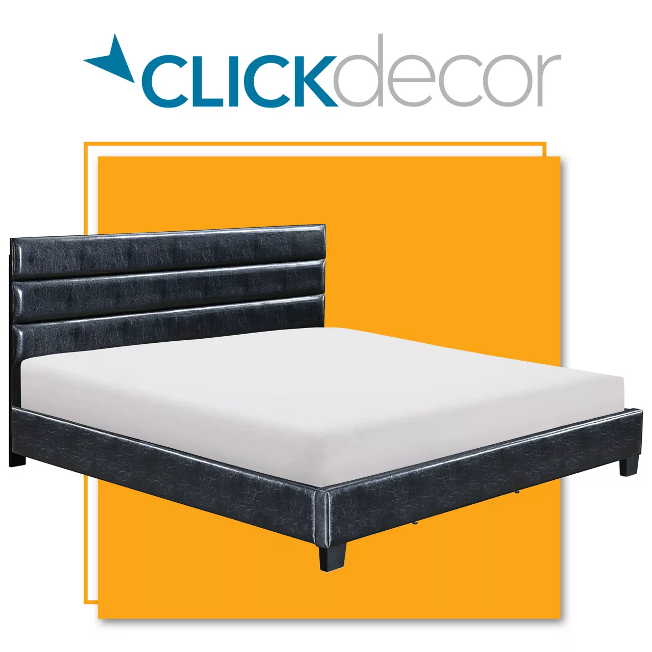 Black Channel Tufted King Upholstered Bed Frame 18 Black Channel Tufted King Upholstered Bed Frame - Image 16
