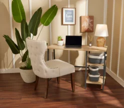 Eden Nailhead Upholstered Chair -Living Room Furniture Store 810515879 B0 1