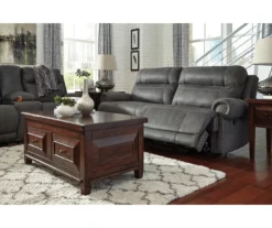 Austere Gray 2-Seat Reclining Sofa -Living Room Furniture Store 810519589 2