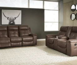 Jesolo Coffee Reclining Sofa -Living Room Furniture Store 810519726 810519673 1