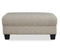 Rogers Vintage Gold Ottoman -Living Room Furniture Store 810519886 3