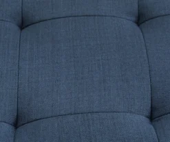 Jasper Navy Peacock Square Ottoman -Living Room Furniture Store 810519917 3