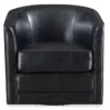 Hammond Classic Black Swivel Accent Chair -Living Room Furniture Store 810519935 1