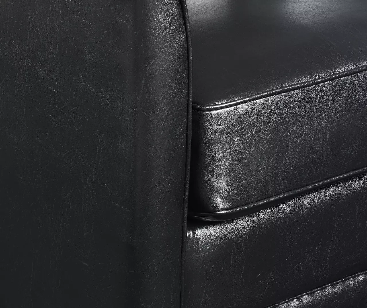 Hammond Classic Black Swivel Accent Chair 5 Hammond Classic Black Swivel Accent Chair - Image 3