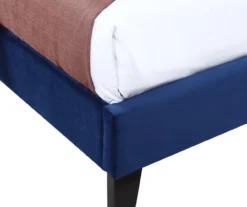 Decatur Navy Twin Upholstered Bed -Living Room Furniture Store 810519977 3