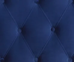 Decatur Navy Twin Upholstered Bed -Living Room Furniture Store 810519977 8