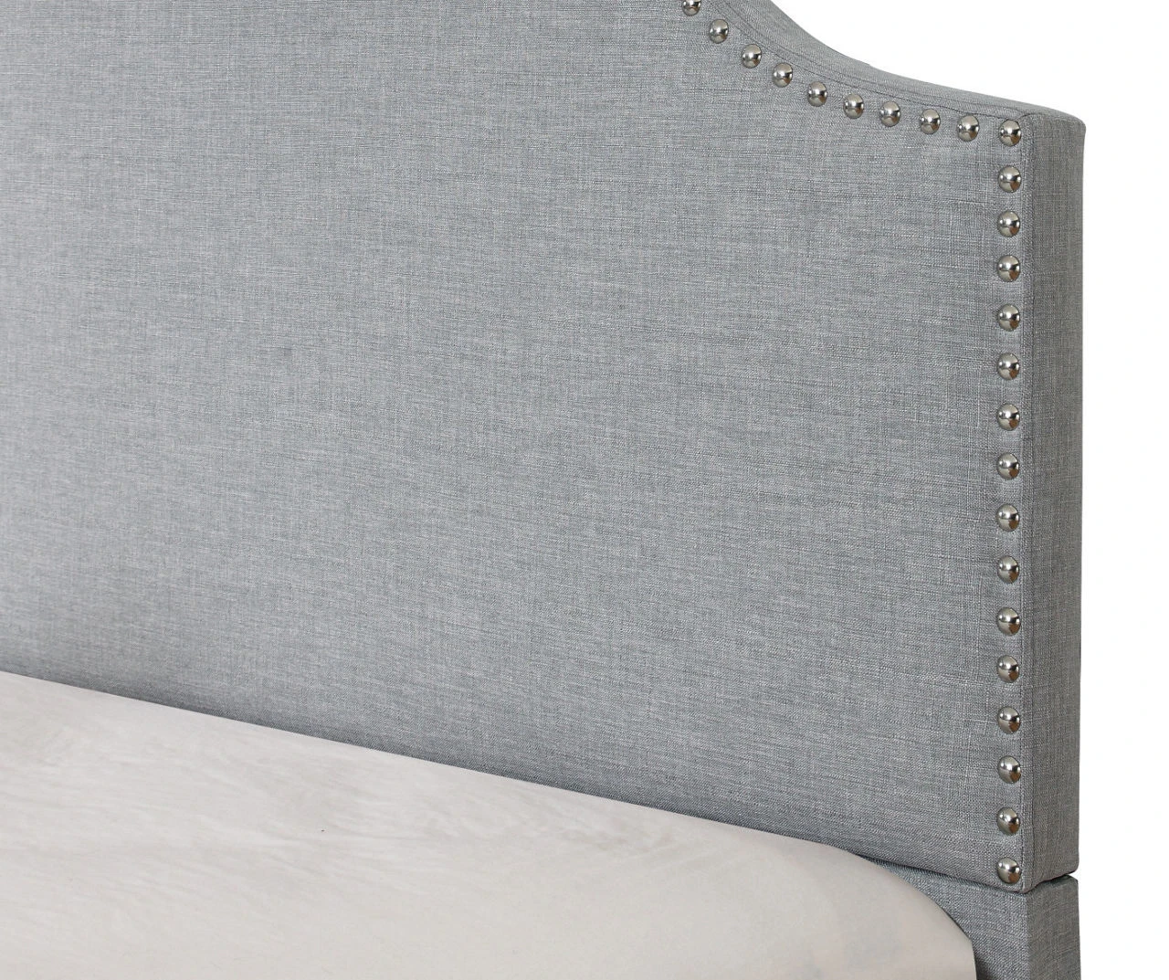 Lombard Light Gray California King Upholstered Bed 7 Lombard Light Gray California King Upholstered Bed - Image 5