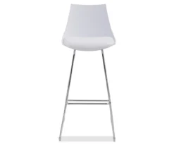 30" Thomas White Bar Stools, 2-Pack -Living Room Furniture Store 810520066 5