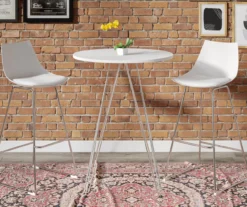 30" Thomas White Bar Stools, 2-Pack -Living Room Furniture Store 810520066 8