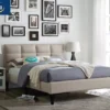 Orson Beige Full Upholstered Bed -Living Room Furniture Store 810524559 1
