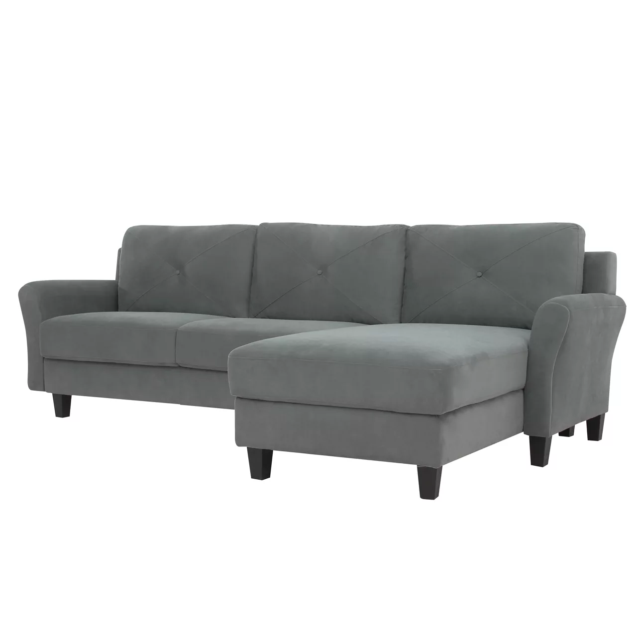 Hayward Gray Rolled Arm Sectional 14 Hayward Gray Rolled Arm Sectional - Image 12