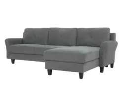 Hayward Gray Rolled Arm Sectional 15 Hayward Gray Rolled Arm Sectional -Living Room Furniture Store 810524579 2