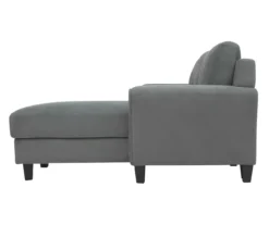 Hayward Gray Rolled Arm Sectional 17 Hayward Gray Rolled Arm Sectional -Living Room Furniture Store 810524579 4