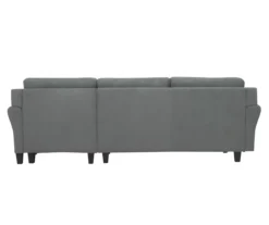 Hayward Gray Rolled Arm Sectional 18 Hayward Gray Rolled Arm Sectional -Living Room Furniture Store 810524579 5