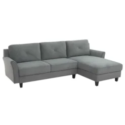 Hayward Gray Curved Arm Sectional 31 Hayward Gray Curved Arm Sectional -Living Room Furniture Store 810524580 11