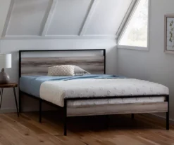 Brookside Metal & Wood Platform Bed -Living Room Furniture Store 810527136 810527137 810527138 810527139 4
