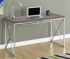 Monarch Metal Computer Desk -Living Room Furniture Store 810527354 1