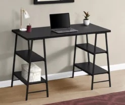 Monarch Metal 3 Tier Computer Desk -Living Room Furniture Store 810527360 1
