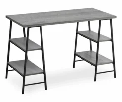 Monarch Metal 3 Tier Computer Desk -Living Room Furniture Store 810527362 2