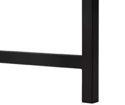 Black Metal L-Shaped Corner Desk -Living Room Furniture Store 810527369 8