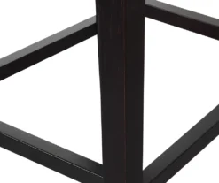 30" Black Faux Brushed Leather Bar Stools, 2-Pack -Living Room Furniture Store 810535738 3