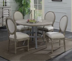 Sandstone Buff & Cream Upholstered Dining Chairs, 2-Pack -Living Room Furniture Store 810535745 7