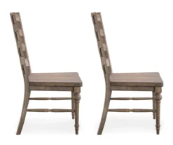 Sandstone Buff Ladderback Upholstered Dining Chairs, 2-Pack -Living Room Furniture Store 810535746 4