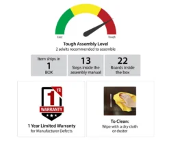 Flaxton Graphite Gray Electric Corner Fireplace Console -Living Room Furniture Store 810538183 6