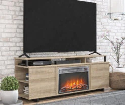 23" Mesh Electric Fireplace Insert 13 23" Mesh Electric Fireplace Insert -Living Room Furniture Store 810538190 6