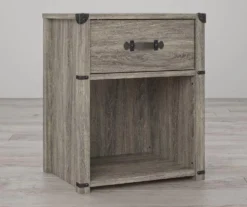 Nova Gray Oak Nightstand -Living Room Furniture Store 810538202 2