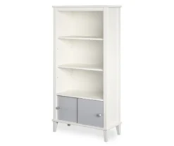 Monarch Hill Poppy Gray & White Bookcase -Living Room Furniture Store 810538207 5