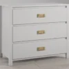 Monarch Hill Haven Dove Gray 3-Drawer Dresser -Living Room Furniture Store 810538227 1