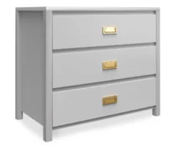 Monarch Hill Haven Dove Gray 3-Drawer Dresser -Living Room Furniture Store 810538227 4