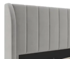 Little Seeds Valentina Velvet Full Bed -Living Room Furniture Store 810538403 5