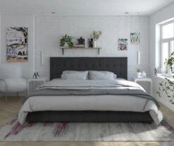 CosmoLiving Elizabeth Velvet Storage Bed -Living Room Furniture Store 810540948 2