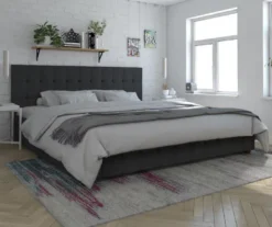 CosmoLiving Elizabeth Velvet Storage Bed -Living Room Furniture Store 810540948 3