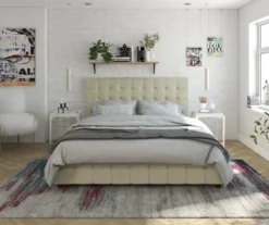 CosmoLiving Elizabeth Velvet Storage Bed -Living Room Furniture Store 810540949 2