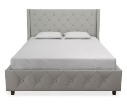 CosmoLiving Mercer Wingback Linen Bed -Living Room Furniture Store 810540991 4