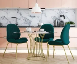 CosmoLiving Astor Velvet Dining Chair -Living Room Furniture Store 810540995 2