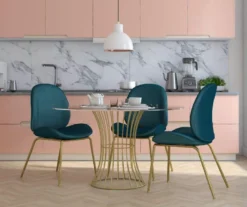 CosmoLiving Astor Velvet Dining Chair -Living Room Furniture Store 810540999 2